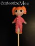 458sp LaLa Doll Chocolate or Hard Candy Lollipop Mold 458sp LaLa Doll Chocolate or Hard Candy Lollipop Mold